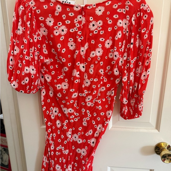 Red Floral Dress - Picture 2 of 4